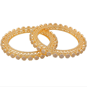 เครื่องประดับผู้หญิงคุณภาพส่งออก ดีไซน์ทันสมัย ชุบทอง กำไลข้อมือแบบโมเดิร์น ราคาไม่แพง จากซัพพลายเออร์อินเดีย - Product Image 2