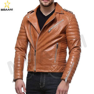 Men's Biker <b>Jacket</b> - Lambskin Leather <b>Motorcycle</b> Rocker <b>Retro</b> Winter <b>Jacket</b>, Double Rider <b>Jacket</b> with Multiple Pockets - Product Image 1
