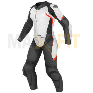 Combinaison de moto de course en cuir pour hommes de qualité supérieure, conception supérieure personnalisée, vêtements de sport respirants et imperméables de haute qualité, grande taille - Product Image 1