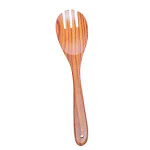 Outils à salade en bois faits à la main Ensemble d'ustensiles de cuisine uniques de 2 cuillères et spatule KETCHENWAR - Product Image 2