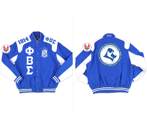 Custom Embroidery Patches Racing <b>Jackets</b> Cotton Polyester Blue Twill College Baseball Greek Fraternity and Sorority <b>Jacket</b> - Product Image 1