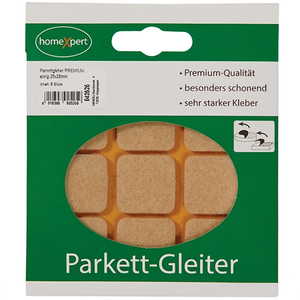 Premium Self-Adhesive Felt Parquet Glides 25 X 25 mm Natural Square <b>Flooring</b> Protectors - Product Image 3