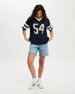 Camiseta gráfica de gran tamaño con cuello en V personalizada de calidad superior para mujer, ajuste holgado para impresión Digital de invierno para cualquier ocasión - Product Image 4