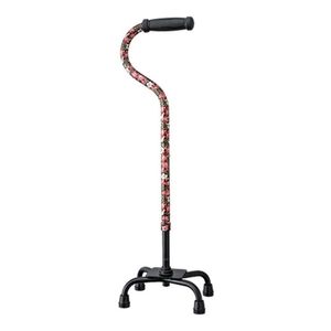 Canne quadruple réglable avec prise en main confortable Bâton de marche élégant avec base à quatre pattes pour une stabilité et un soutien supplémentaires pour les personnes âgées - Product Image 5