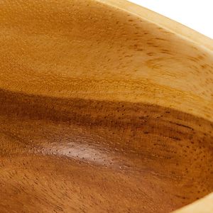 Ensemble de bols à salade en bois d'acacia à bordure naturelle, bols à fruits, décoration d'intérieur, cadeau de pendaison de crémaillère, taille personnalisée, couleur bois naturel - Product Image 6