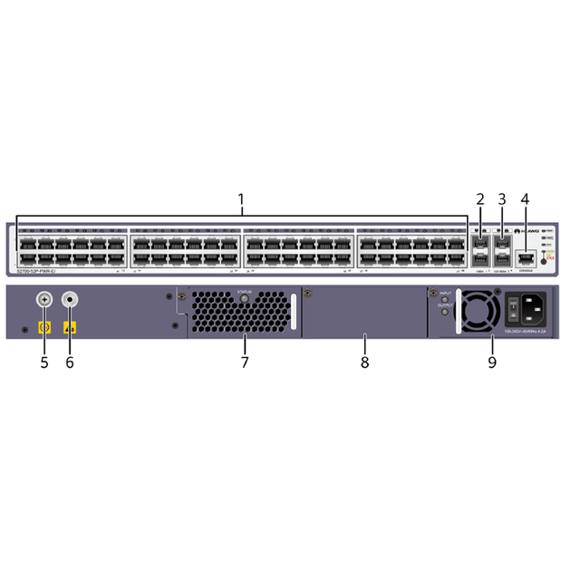 S2700-52P-PWR-EI 02354131 48* PoE+ 10/100BASE-TX ports 48 port enterprise switch