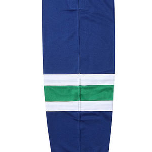 Chaussettes en polyester de hockey sur glace de sport respirantes à séchage rapide de haute qualité Chaussettes en polyester de hockey sur glace de couleur vierge en gros - Product Image 3