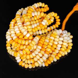 Wholesale Elegant Design Orange <b>Candy</b> Opal Rondelle Shape Beads with Smooth Cut for Jewelry and <b>Necklace</b> Making for Bulk Export - Product Image 2