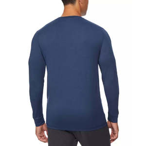 Maglietta da notte a maniche lunghe 32 Degrees Ultra Lux da uomo, blu navy, taglia 2 extra large, in tessuto lavorato a maglia - Product Image 3