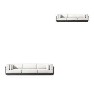 Venta al por mayor de muebles modernos para exteriores para todo tipo de clima, patio, jardín, sofás, muebles al aire libre, hotel, sofá de madera maciza seccional - Product Image 6