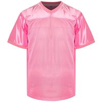 Vente en gros maillot de football surdimensionné coupe carrée vierge col en V tissu de soie maille Patchwork mode Streetwear t-shirt