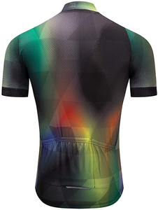Maillot de cyclisme sur mesure de haute qualité matériau extensible léger respirant dernière conception imprimé techniques - Product Image 2