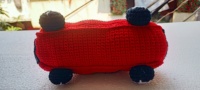 Jouets de voiture à chevaucher en laine crochetée sur mesure, fabriqués en macramé, alimentés par batterie, choix durable pour les enfants de 2 à 4 ans