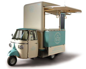 Tricycle alimentaire électrique, chariot de restauration mobile à trois roues, résistant à la rouille, garantie 5 ans, café, pizza, tacos, glaces, hot-dogs - Product Image 4