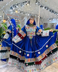 2025 vestido de diseño Vintage Kuchi afgano para vestido de cultura tradicional afgana Qalbatoni con Churma Dozi y trabajo Vintage Baltana - Product Image 1