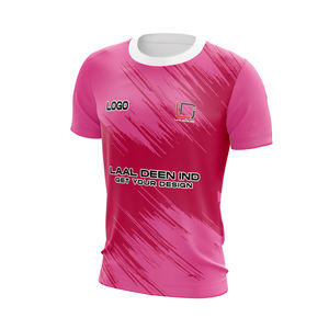 เสื้อฟุตบอลแขนสั้นแบบกำหนดเองฟรี พร้อมโลโก้ด้านหน้าแบบซับลิเมชั่น ชุดทีม และแบบจำลองชุดกีฬา - Product Image 5