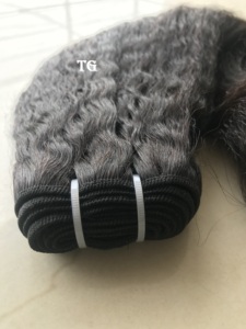 Extensiones de Cabello Humano Virgen Indio 100% Alineado con la Cutícula, Liso Kinky de 28 Pulgadas, de un Solo Donante, Tejido a Máquina, Proceso de Vapor, Venta al por Mayor - Product Image 6