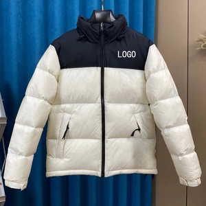 Chaquetas para hombre, chaqueta para hombre, chaqueta acolchada cálida ligera de invierno con logotipo personalizado, prendas de vestir exteriores impermeables a prueba de viento, ropa de calle de moda - Product Image 3