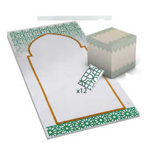 Haute qualité noir cristal velours Thobe/Thawb modeste éthéré XXL 80*120cm tapis de prière musulman enfants lâche ethnique printemps - Product Image 2