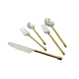 Fabricante de productos de la mejor calidad Proveedor indio Fabricado Cubiertos de metal de acero inoxidable Juego de cubiertos Estilo simple para restaurante - Product Image 5