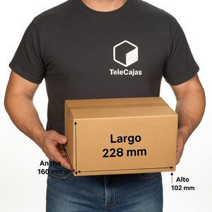 กล่องกระดาษแข็งสีน้ำตาลขนาดเล็ก แข็งแรง ทนทาน 228x160x102 มม. สำหรับการส่งพัสดุทางไปรษณีย์ พร้อมฝาปิด - Product Image 3