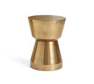 <b>Industrial</b>-style Aluminum <b>Side</b> <b>Table</b> That Works As a Plant Stand a Coffee <b>Table</b> or a Modern Decor Piece for Compact Spaces - Product Image 1