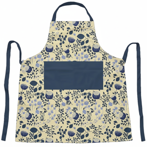 Elegant Solid Chef <b>Apron</b> for <b>Men</b> & Women Durable Cotton Fabric with Comfortable Fit Everyday Kitchen Use - Product Image 3