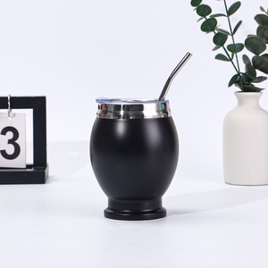 Taza de Mate Argentina de Acero Inoxidable de Doble Pared de 12oz, Vaso Térmico Portátil Moderno y Sencillo, Ideal para Regalo, ¡Venta Caliente! - Product Image 3