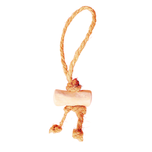 Améliorez le temps de mâchage avec le jouet à mâcher pour chien en bois de café et corde de noix de coco - Product Image 1