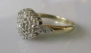 Anillo de Compromiso de Plata 925 con Moissanita Real de 2 Quilates, Corte Redondo, Estilo Vintage para Aniversario de Bodas y Fiestas - Product Image 3