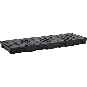 36L Polyethylene Shelf <b>Tray</b> with PE Grate and Leak Indicator CEMO Model L1295xW495xH95mm Storage <b>Trays</b> - Product Image 1