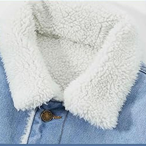 Veste en jean respirante à séchage rapide sur mesure pour homme BRESCIA SPORTS, coupe régulière, col rabattu, style décontracté d'hiver, taille plus - Product Image 4