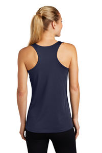 Ladies Dry Fit Navy Tanks 100% Coton Matériel - Product Image 2