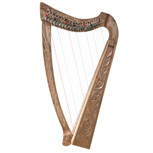 Nuevo 2024 Buena calidad en diferentes diseños El mejor material de madera Color personalizado Último producto Arpas irlandesas - Product Image 1