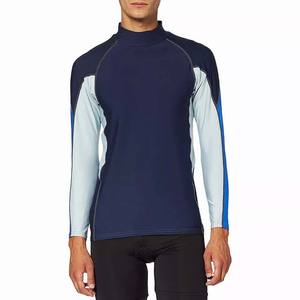 เสื้อรัดรูปผ้าโพลีเอสเตอร์100% เสื้อใส่เล่นกีฬาพิมพ์ซับลิเมชันดีไซน์ตามสั่งโลโก้แขนยาวสี OEM/ODM - Product Image 1