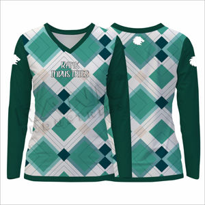 Personnalisé votre propre conception femmes chemises à manches longues séchage rapide femmes adultes chemises à manches longues - Product Image 6