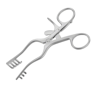 Écarteur Adson à pointe arrondie, auto-serrant, angulaire, 140 mm (5,12 po), 3 x 4 dents, de haute qualité, instruments chirurgicaux - Product Image 6