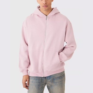 Sudadera con capucha unisex extragrande de forro polar grueso personalizada, nueva colección de invierno, estilo urbano, bordada, en blanco, de poliéster y algodón. - Product Image 1