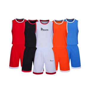 Ensemble de vêtements de sport OEM respirant et confortable, ensemble de maillot de basket-ball professionnel, conception de votre propre uniforme de basket-ball - Product Image 4