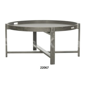 Mesa lateral de mármol y hierro - Product Image 6