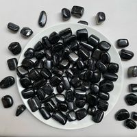 Pierres de tourmaline noire polies de haute qualité, pierres naturelles sculptées, galets de pierres précieuses authentiques pour la décoration de la maison, du jardin et le Feng Shui
