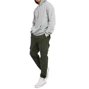 Sweat à capuche pour homme 100 % coton molletonné, couleur unie, broderie de logo personnalisée sur le devant, impression numérique, écologique, respirant, collection 2026 - Product Image 2