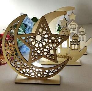 Set of 3 Islamic Wooden Murals for Home Decoration Ayatul Kursi and Quran Wall Art with Hanging Function and Plant Pattern - Product Image 4