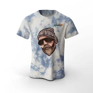 Sublimation Men T Shirts printed t shirts dyed Heavy Weight Tie Dye Printing Custom Logo Men Cotton Tie Dyed T Shirts