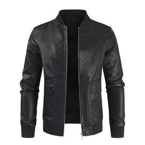 Nouvelle veste en cuir respirante personnalisée pour hommes Vestes en cuir pour hommes Vente en gros - Product Image 4
