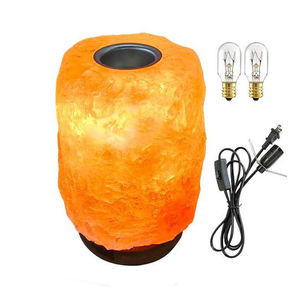 Lampes au sel rose de l'Himalaya artisanales les plus tendances avec un design sculpté du Pakistan pour accessoires décoratifs naturels en vente - Product Image 6