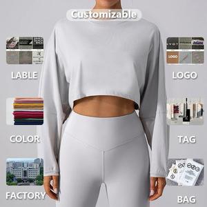 Athleisure Wear Women Coat Zip up Yoga <b>Jacket</b> <b>Workout</b> Women Sports <b>Jacket</b> - Product Image 3