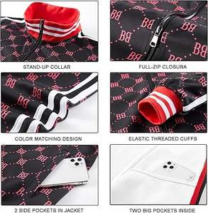 Chándal de Manga Larga de Primera Calidad con Bolsillo con Cremallera, Ropa Deportiva Personalizada para Hombre, Chándal Informal para Correr en Invierno - Product Image 5