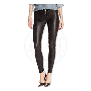 Pantalons robe en cuir pour femmes, bonne qualité, mode d'hiver, collection 2019 - Product Image 1