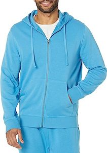 Sweat-shirts à capuche personnalisés en molleton de coton respirant et coupe-vent avec fermeture éclair intégrale, impression OEM personnalisée, haute qualité, en molleton bouclette noir uni avec fermeture éclair pour hommes - Product Image 5